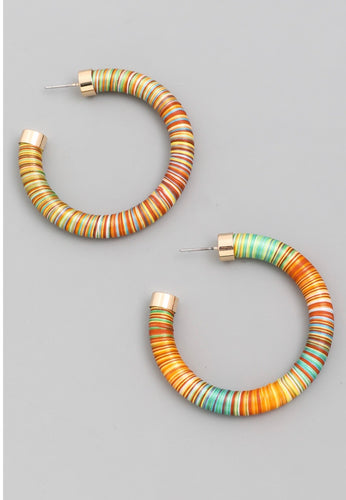 Vida Tube Hoop Earrings