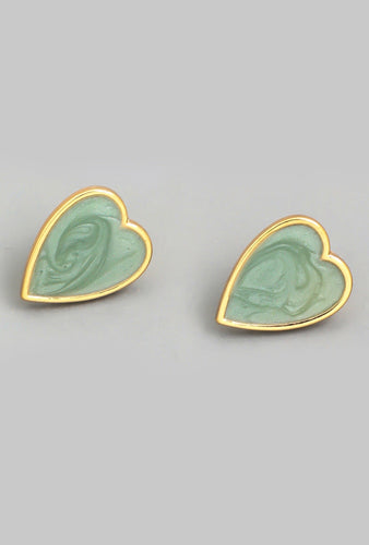 Heart Stud Earrings