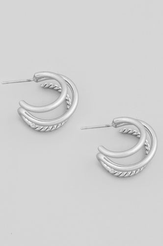 Triple Hoop Earrings